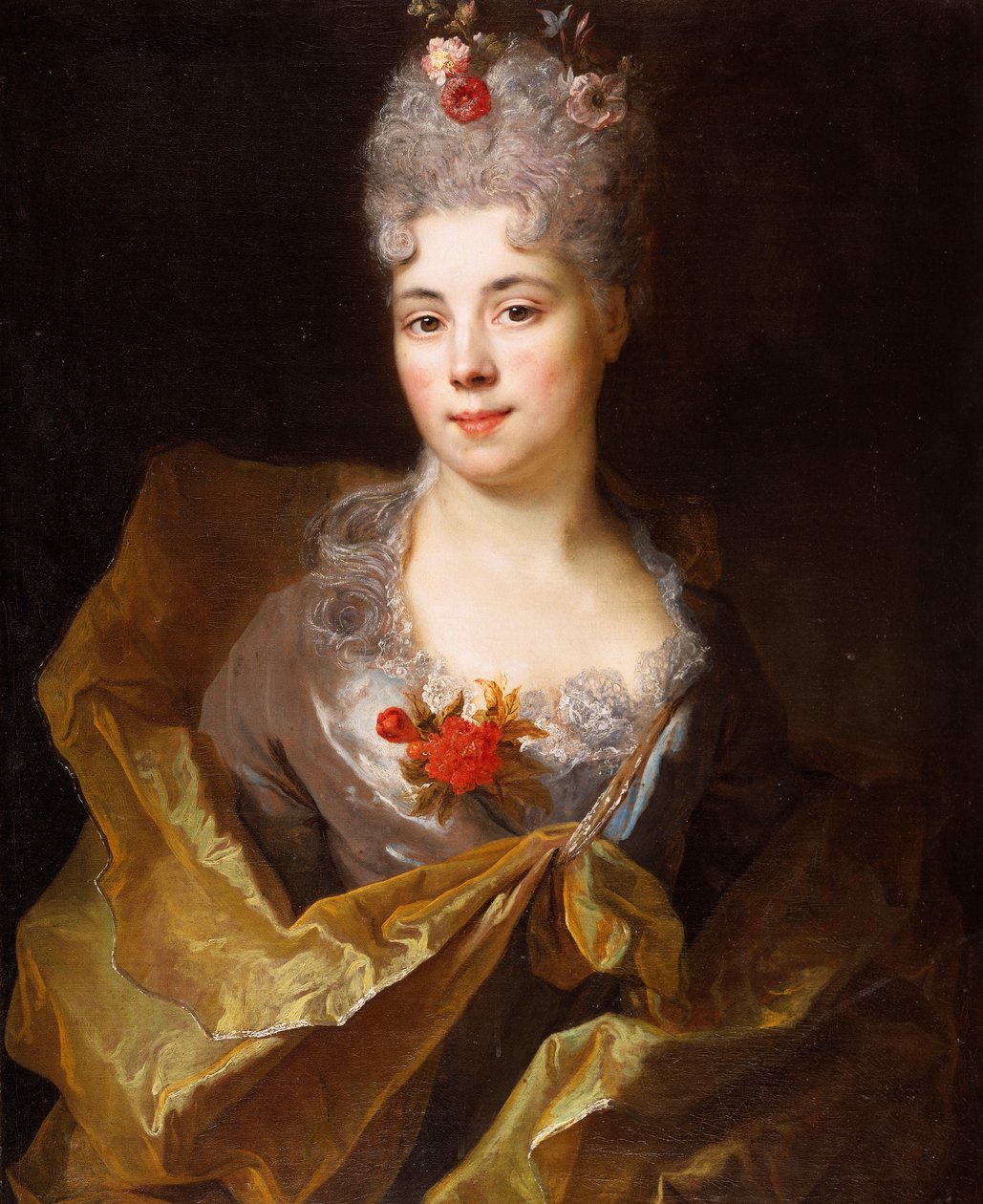 Portrét dámy od Nicolas de Largillière