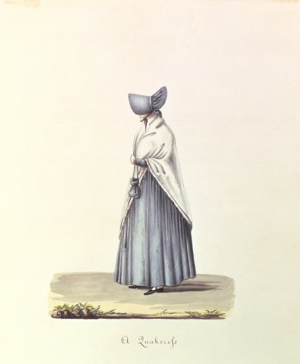 A Quakeress, cca 1840-44 (pár viz 90129) od Nicolino Calyo