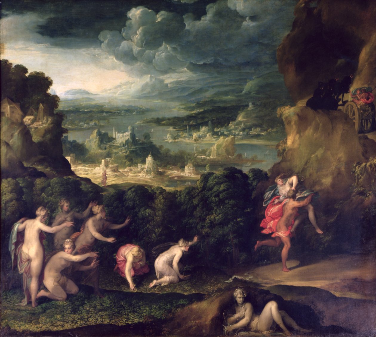 Únos Proserpina od Nicolo dell Abate