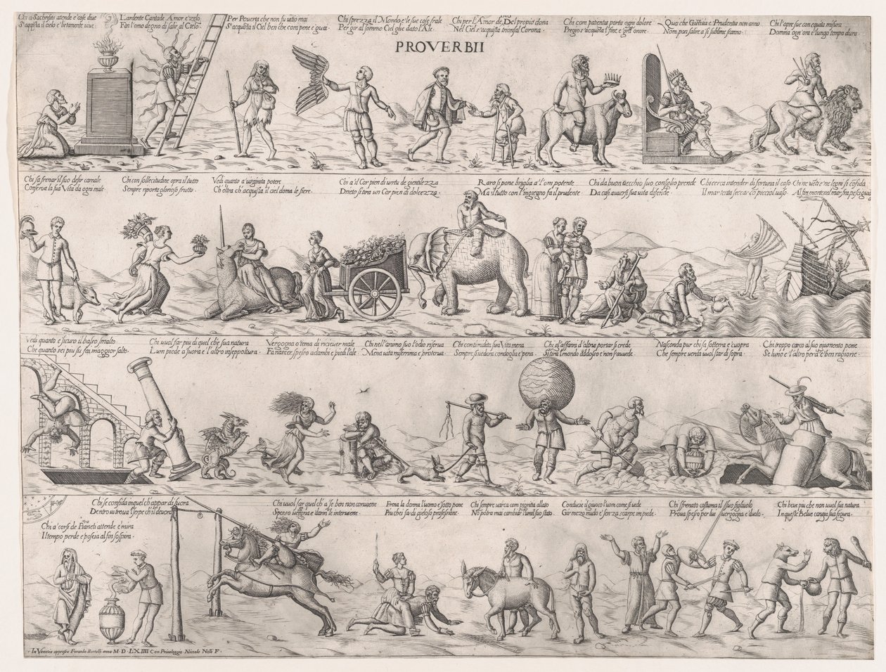 Přísloví, 1564., 1564. od Nicolo Nelli