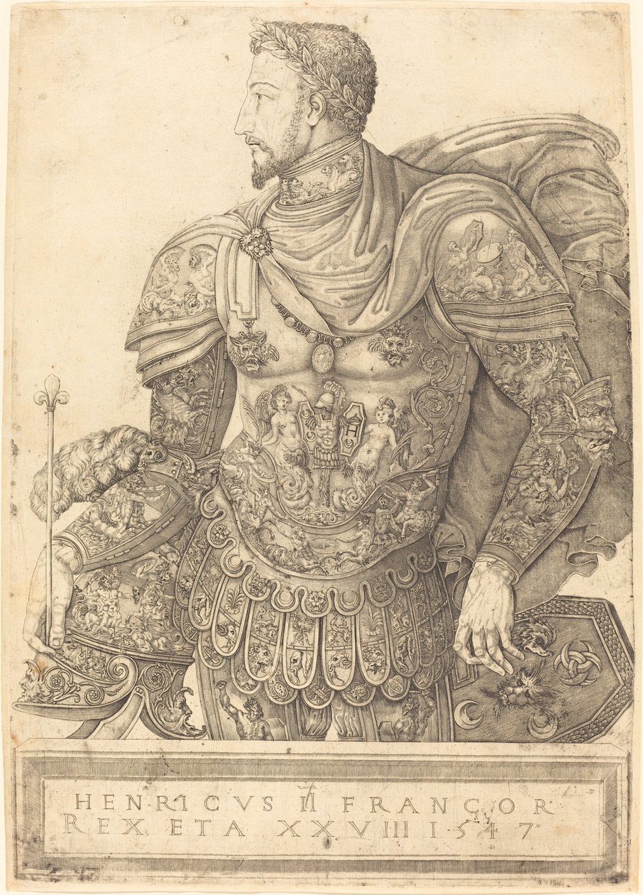 Francouzský Jindřich II od Nicolo della Casa