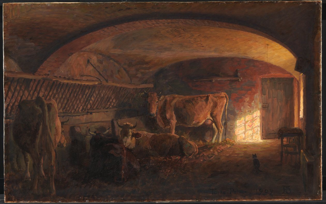 Italský kravín od Niels Skovgaard