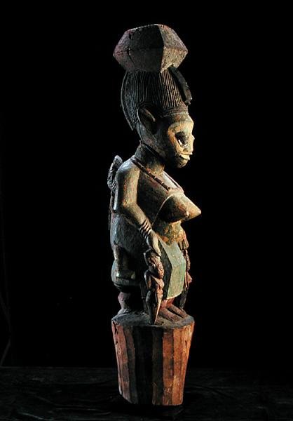Yoruba House Post (dřevo) od Nigerian Nigerian