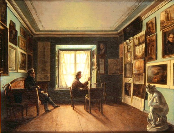 The Painters Studio, c.1820 od Nikita Zaytsev