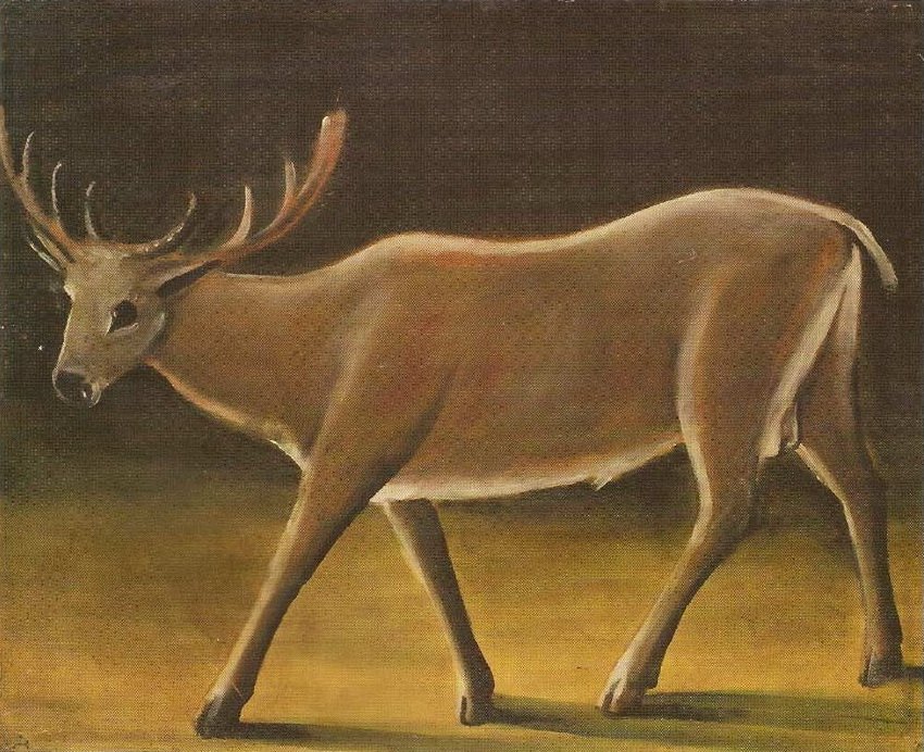  Deer od Niko Pirosmani