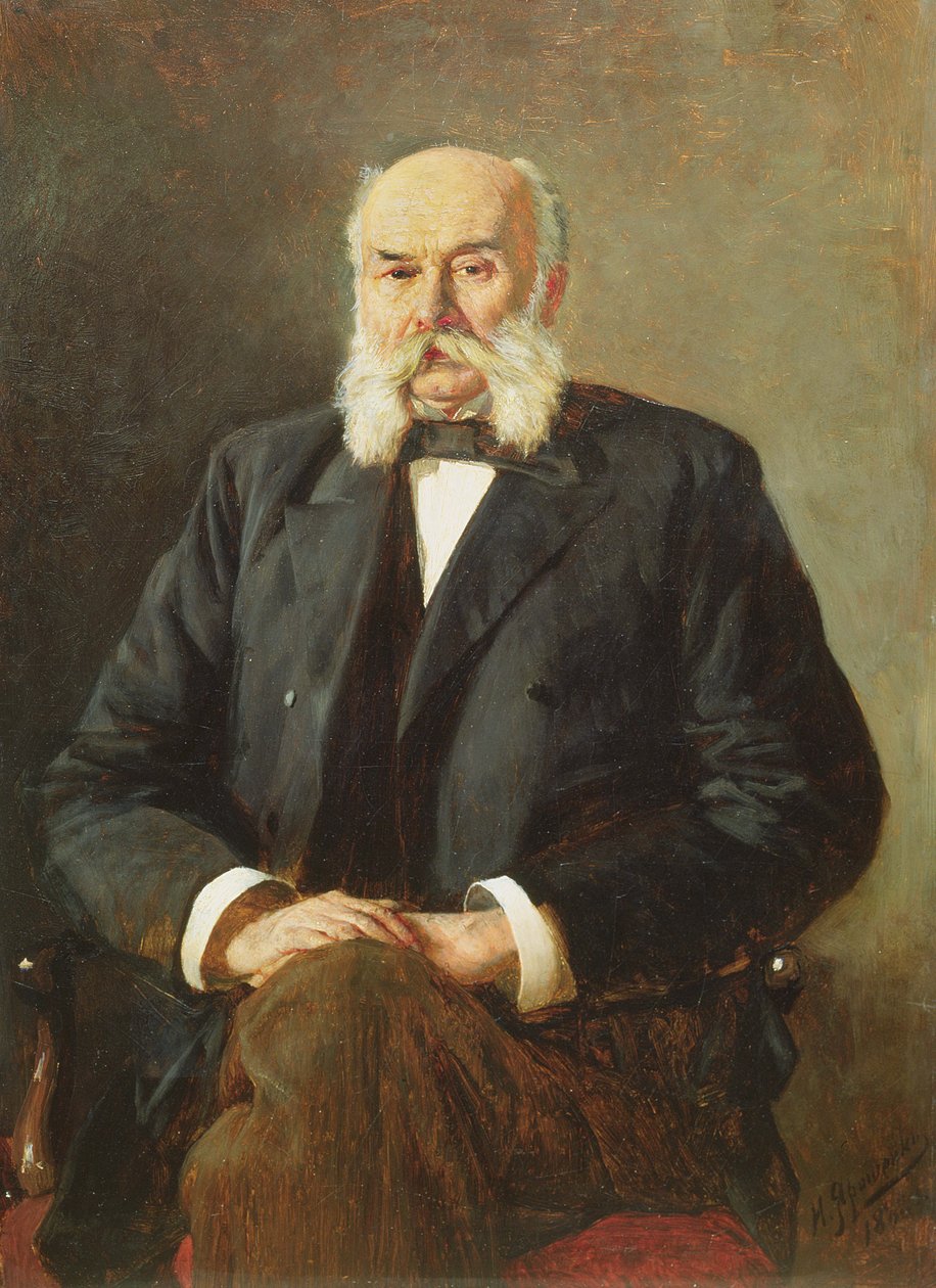 Portrét Ivana Gontcharova, 1888 od Nikolai Aleksandrovich Yaroshenko