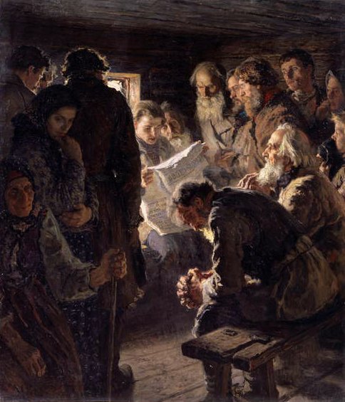 Zprávy z války, 1905 od Nikolai Petrovich Bogdanov Belsky