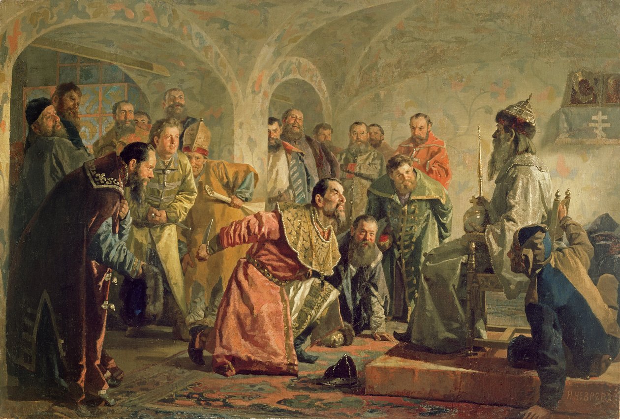 Oprichnina u dvora Ivana IV. (1530-84) od Nikolai Vasilievich Nevrev