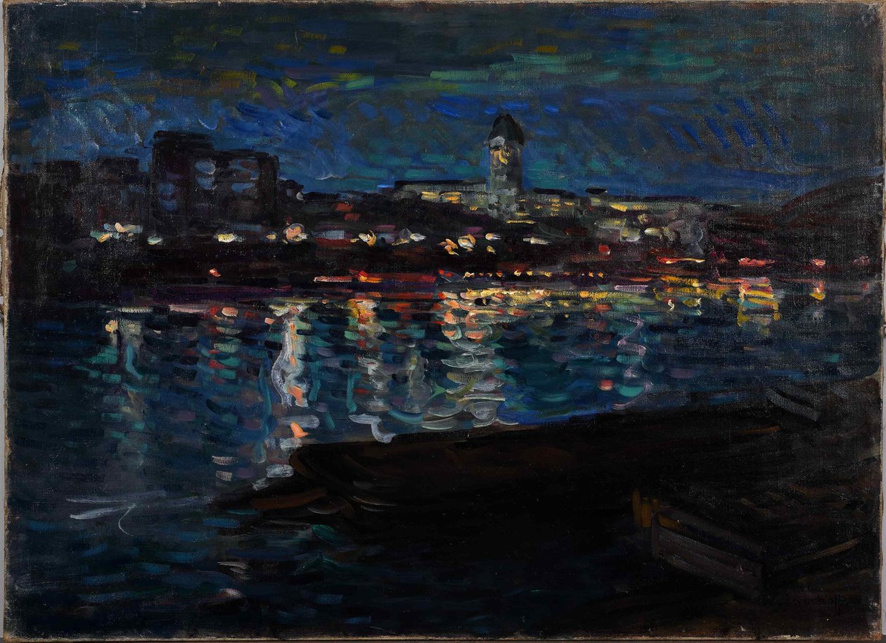 Seina v noci, c. 1905. od Nikolai Alexandrovich Tarkhov