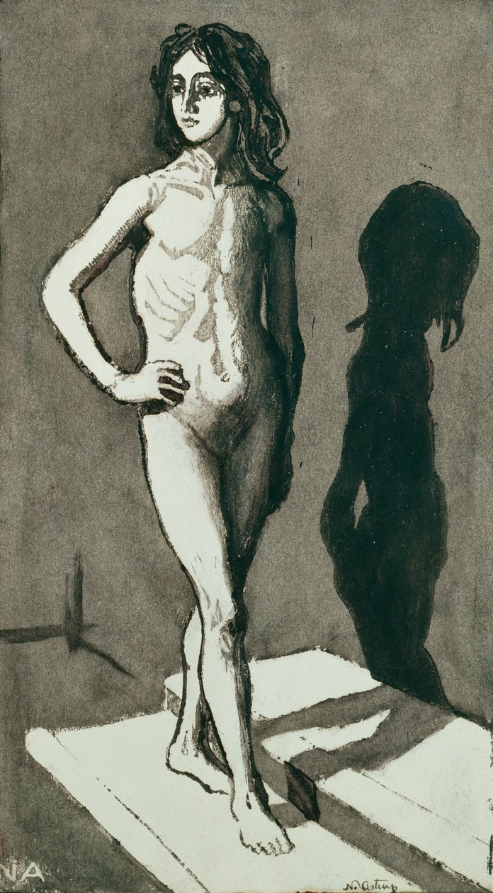 Akt od Nikolai Astrup