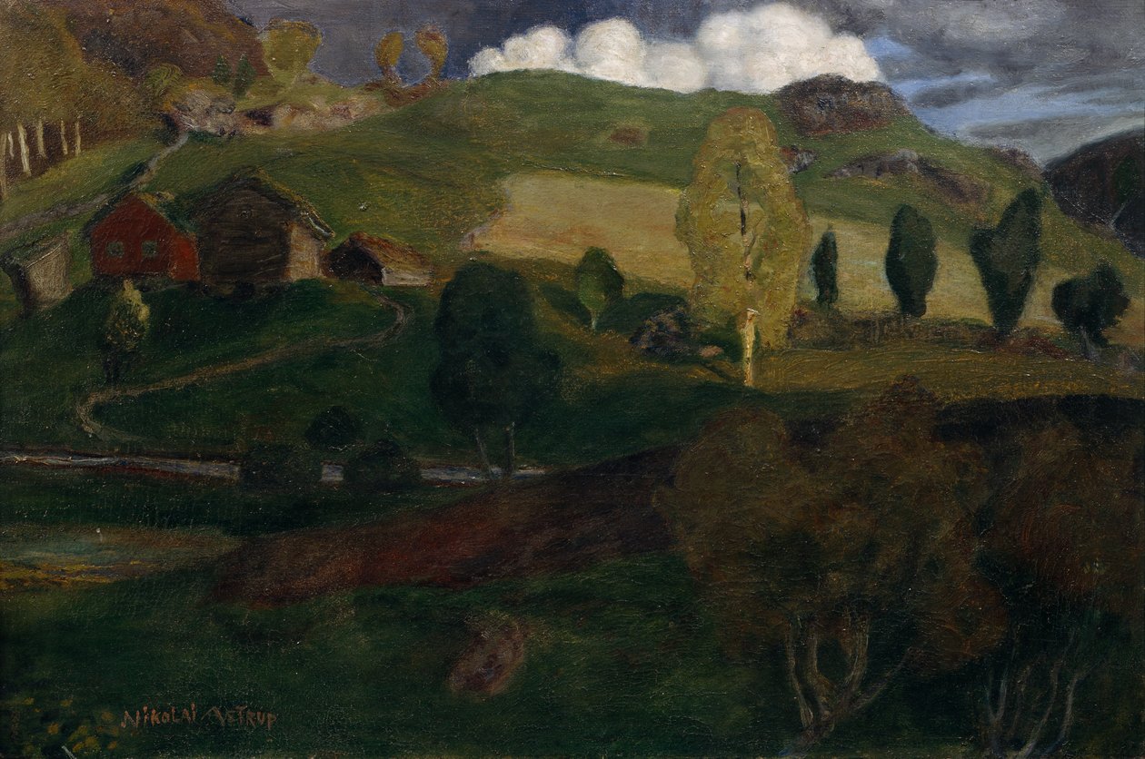 jarní večer od Nikolai Astrup