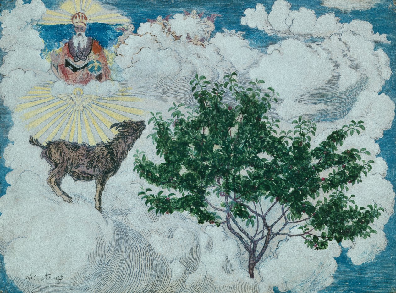 Koza, která vstoupila do ráje od Nikolai Astrup