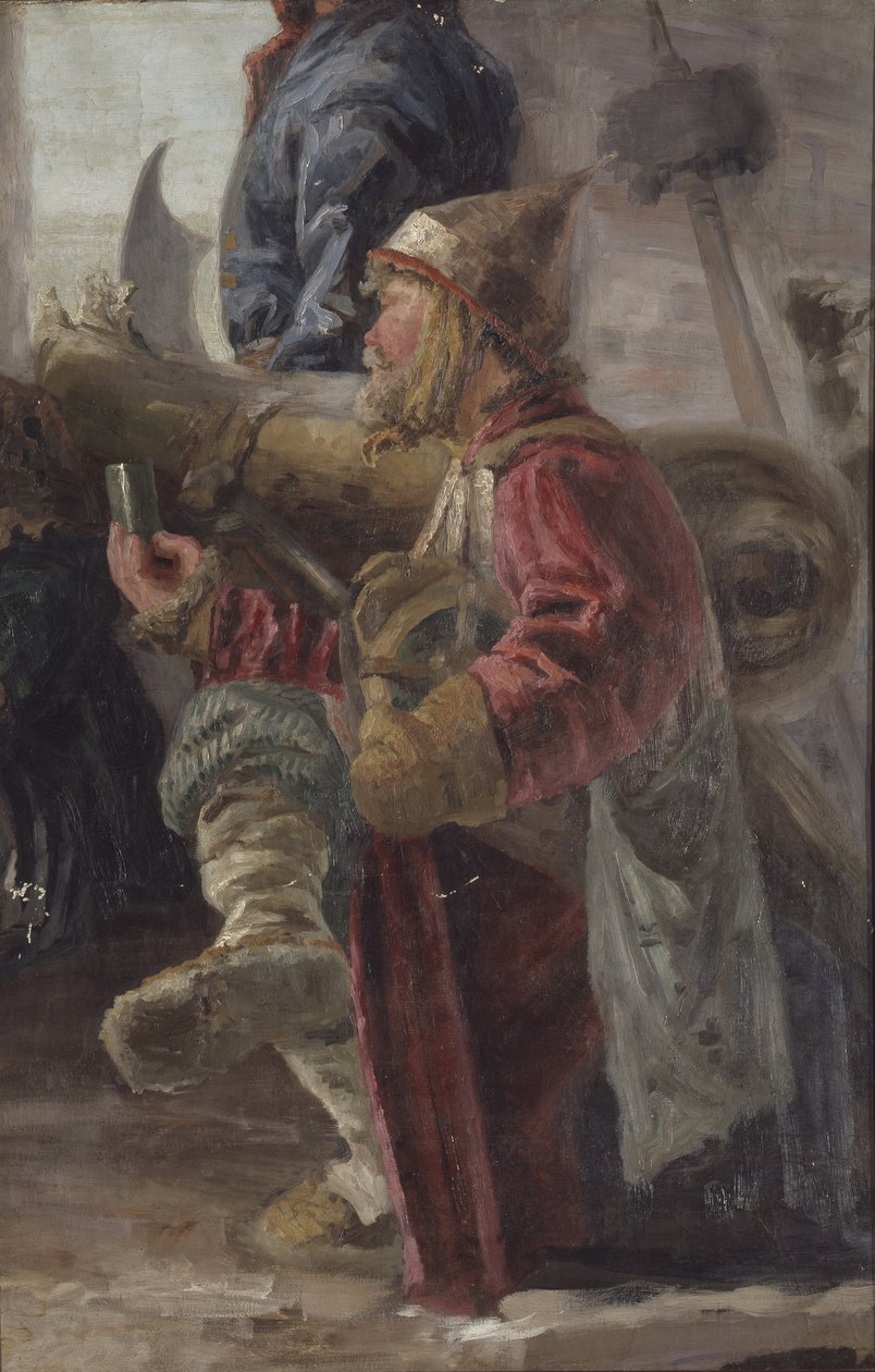 Kanonýr, 1894 od Nikolai Konstantinowitsch Roerich
