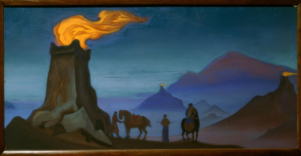Plamen vítězství od Nikolai Konstantinowitsch Roerich