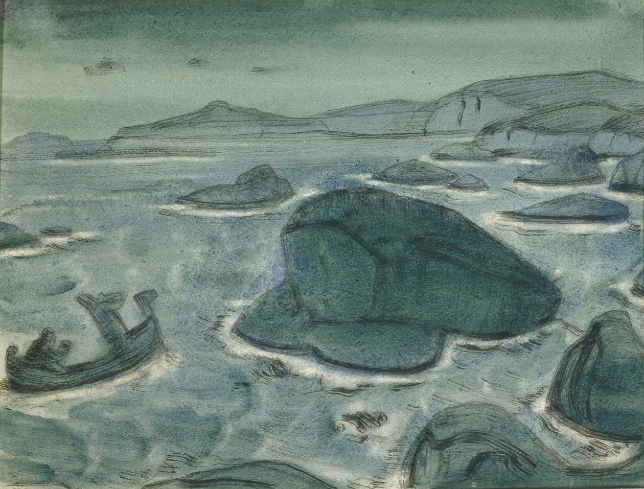 Giantess Kriemhild, 1915 od Nikolai Konstantinowitsch Roerich