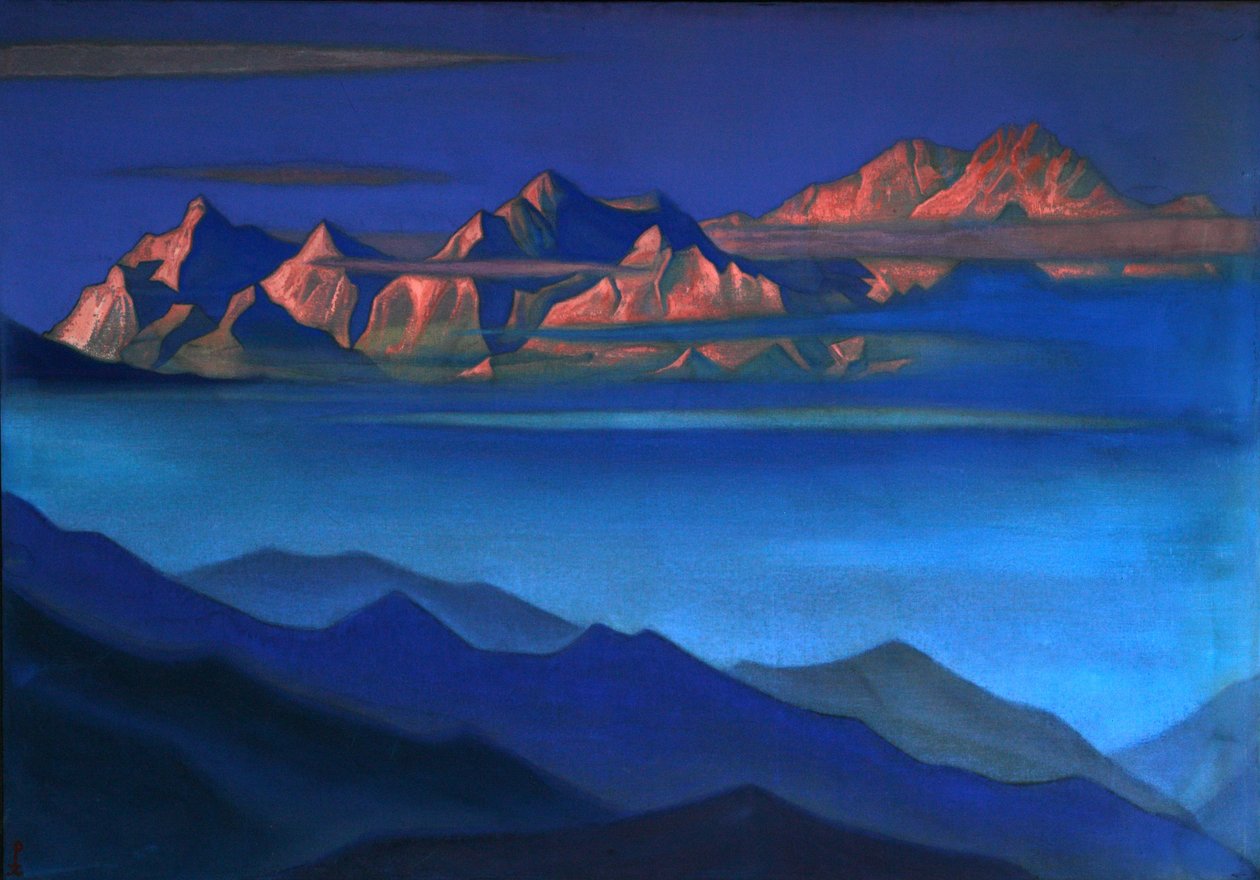 Kangchenjunga, 1944 od Nikolai Konstantinowitsch Roerich