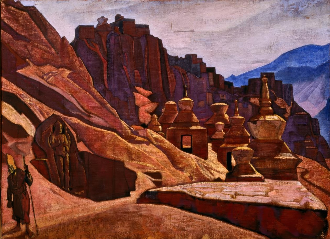 Klášter Bonpo Lamas v Tibetu od Nikolai Konstantinowitsch Roerich