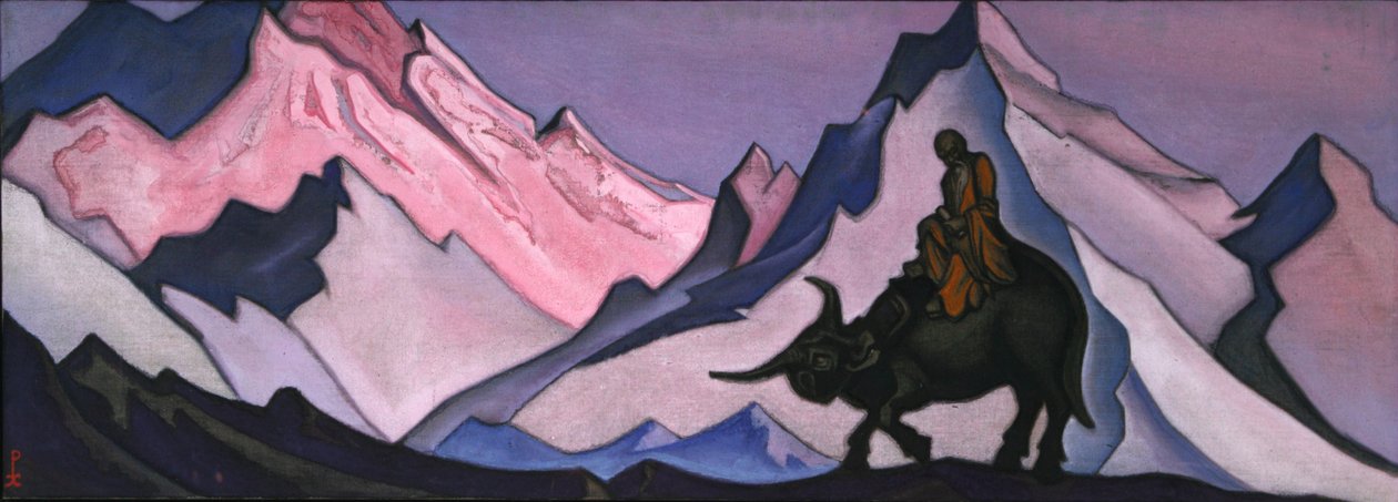 Laoské postavy, 1943 od Nikolai Konstantinowitsch Roerich