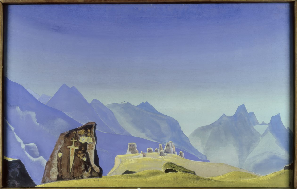N. K. Roerich, Meč Gessar Khan od Nikolai Konstantinowitsch Roerich