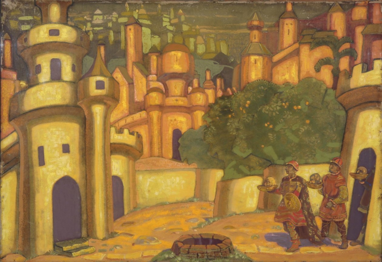 Nabídky, 1910 od Nikolai Konstantinowitsch Roerich