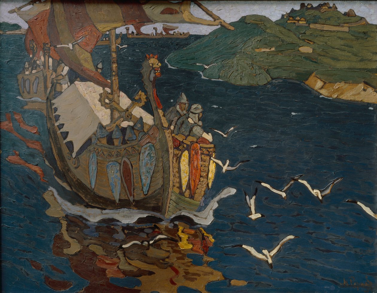 Zámořští hosté, 1902 od Nikolai Konstantinowitsch Roerich