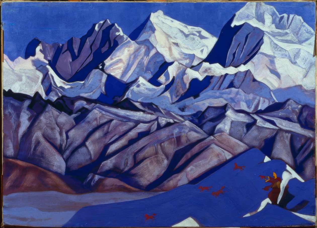 Červení koně od Nikolai Konstantinowitsch Roerich