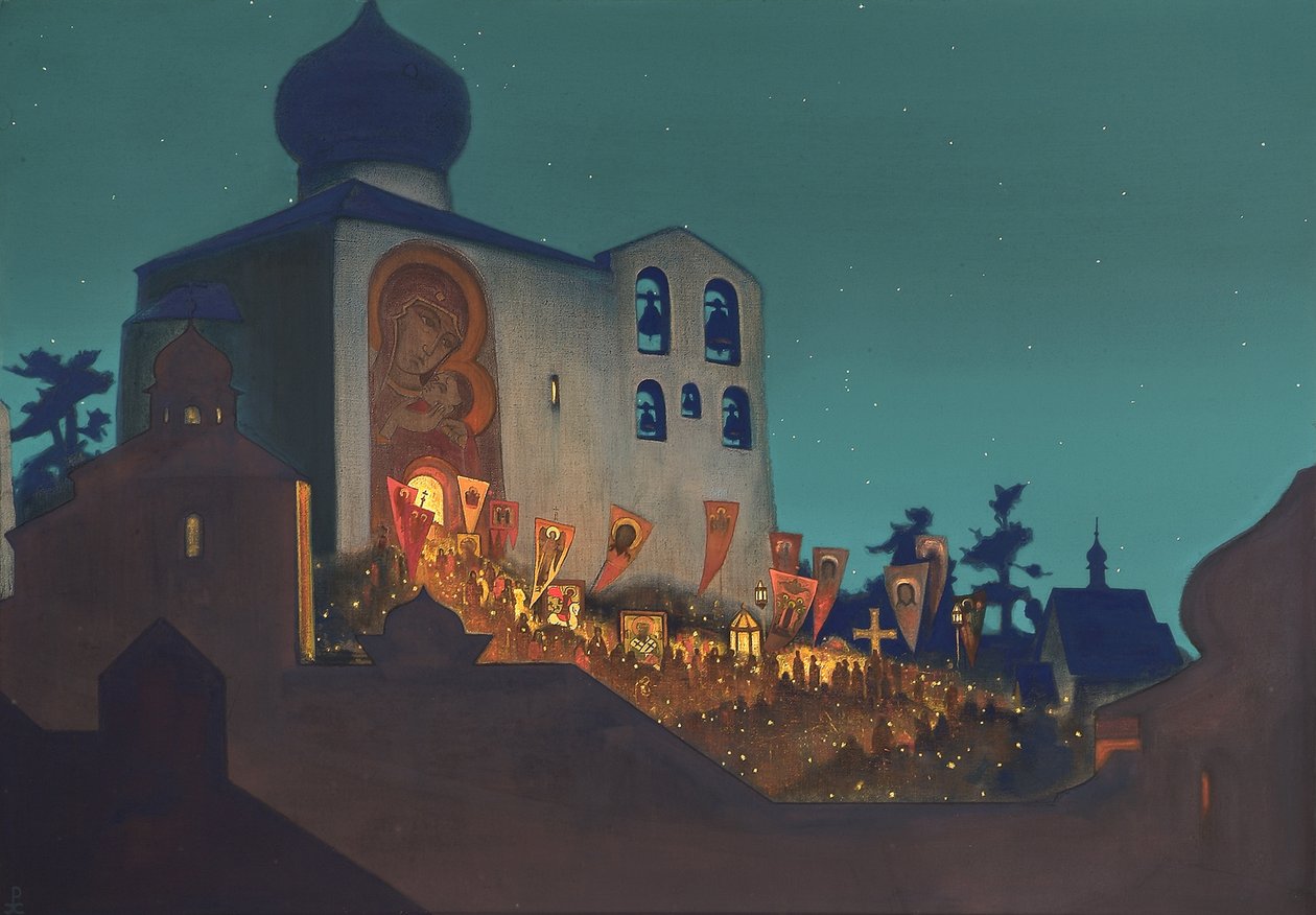 Ruské Velikonoce, 1924 od Nikolai Konstantinowitsch Roerich