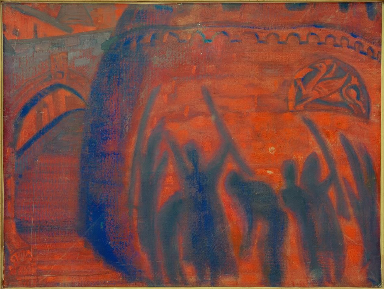 stín od Nikolai Konstantinowitsch Roerich