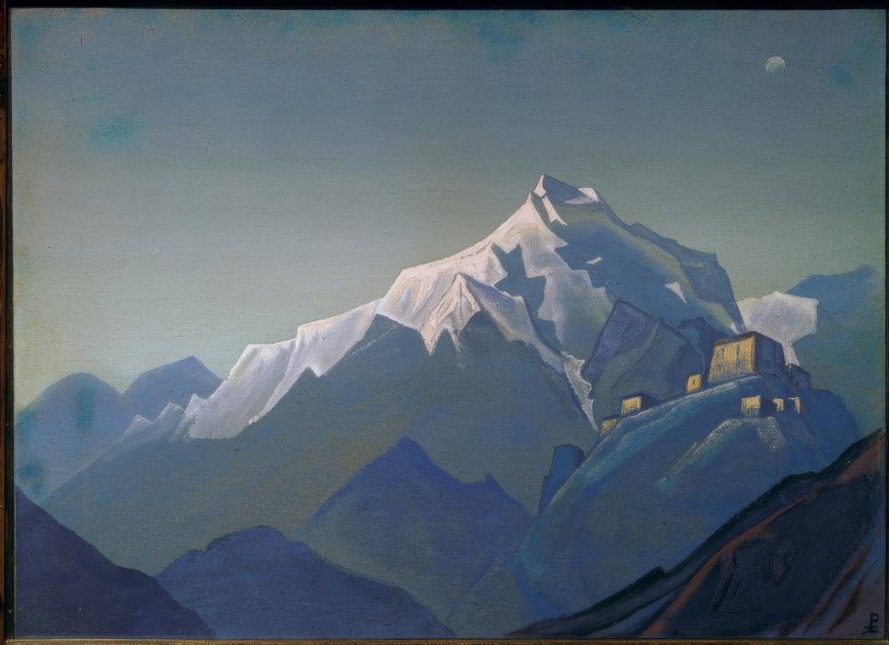 Tibet. Klášter od Nikolai Konstantinowitsch Roerich