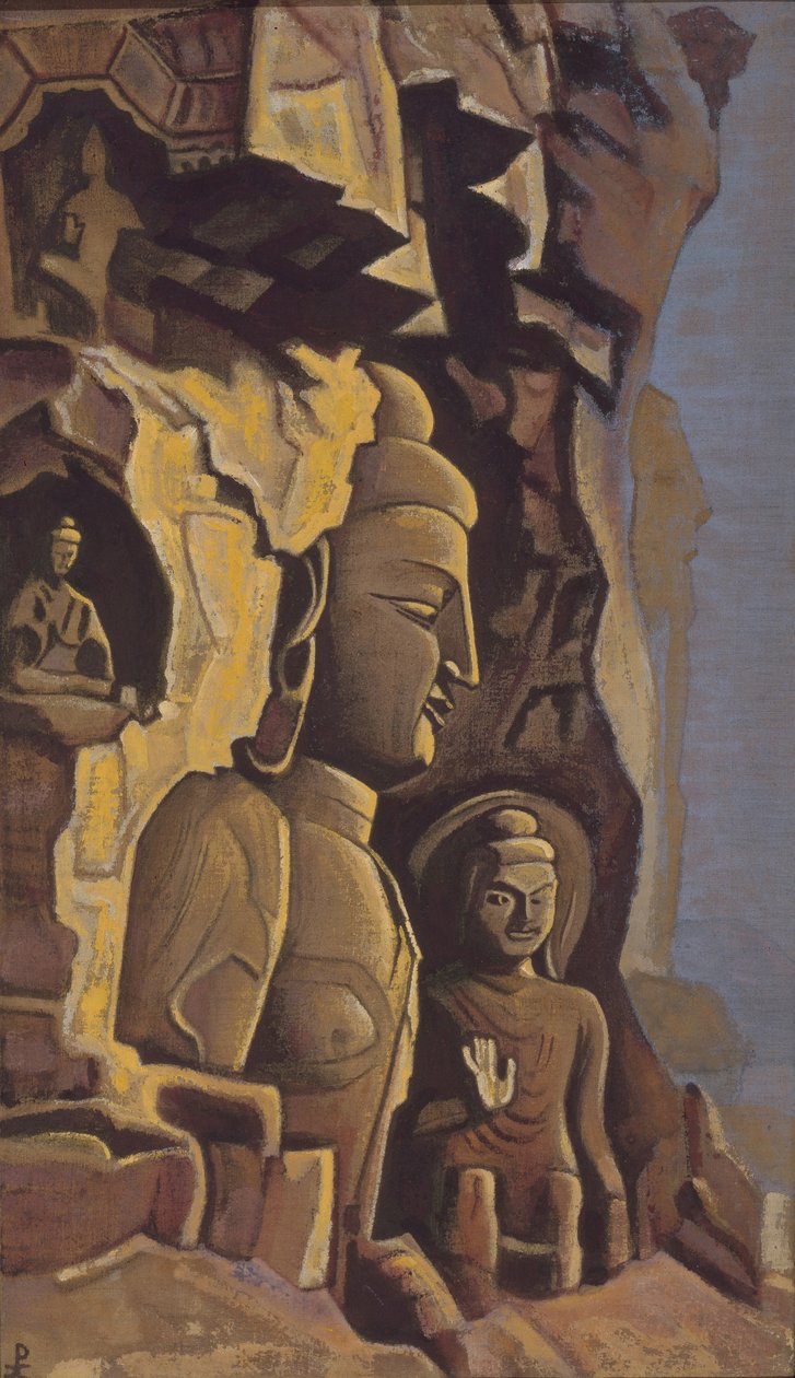 Yungang, 1937 od Nikolai Konstantinowitsch Roerich