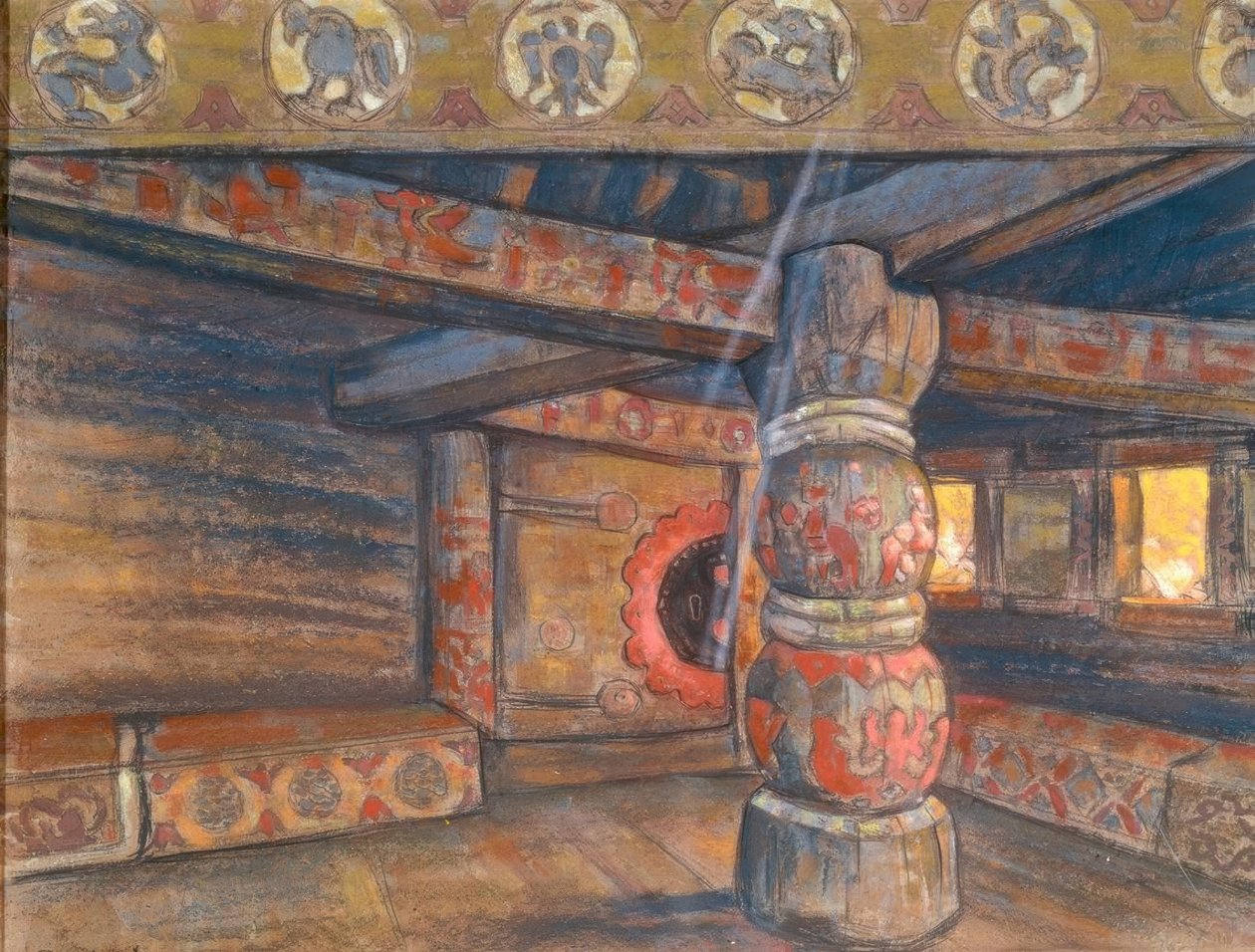 Yaroslavnin pokoj od Nikolai Konstantinowitsch Roerich