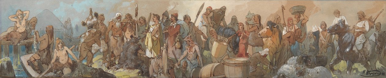 Dějiny obchodu, 1898 od Nikolai Nikolayevich Karasin