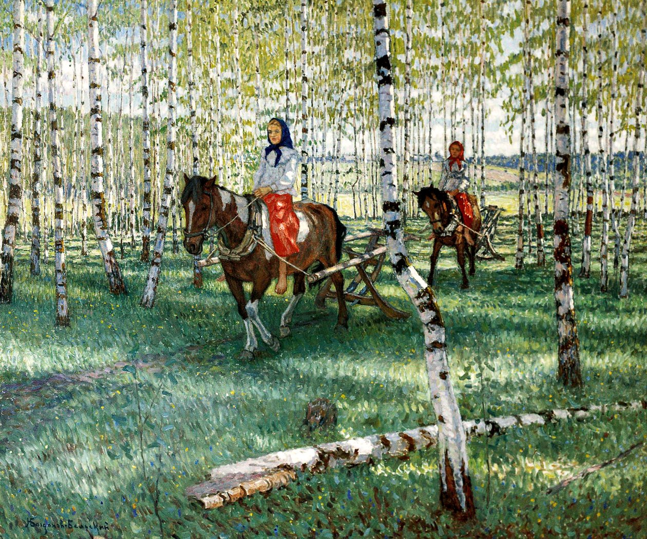 Do práce“, 1921. od Nikolai Petrovich Bogdanov Belsky