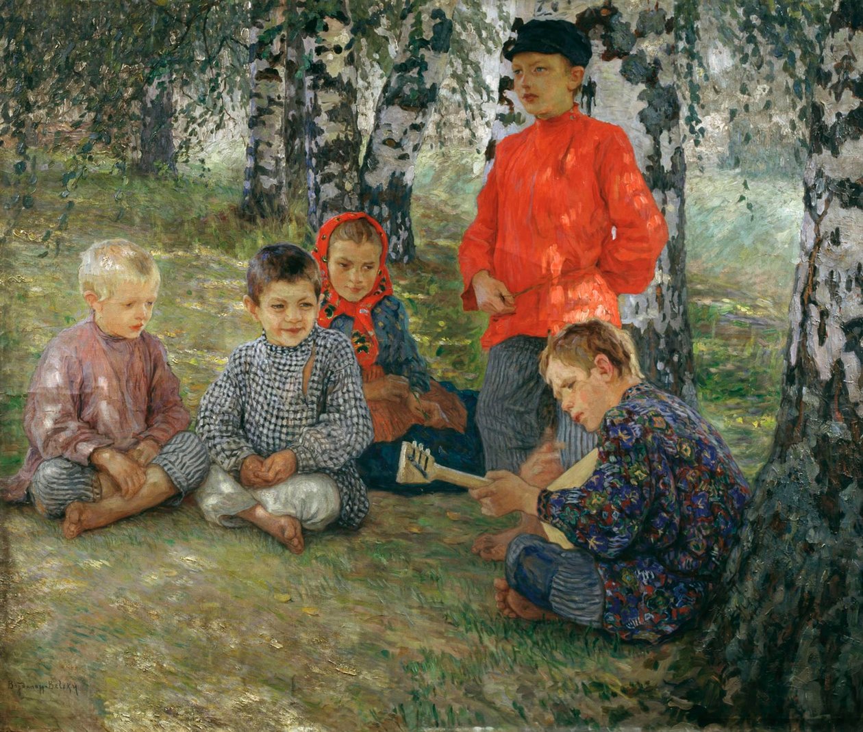 Virtuos, 1891. od Nikolai Petrovich Bogdanov Belsky