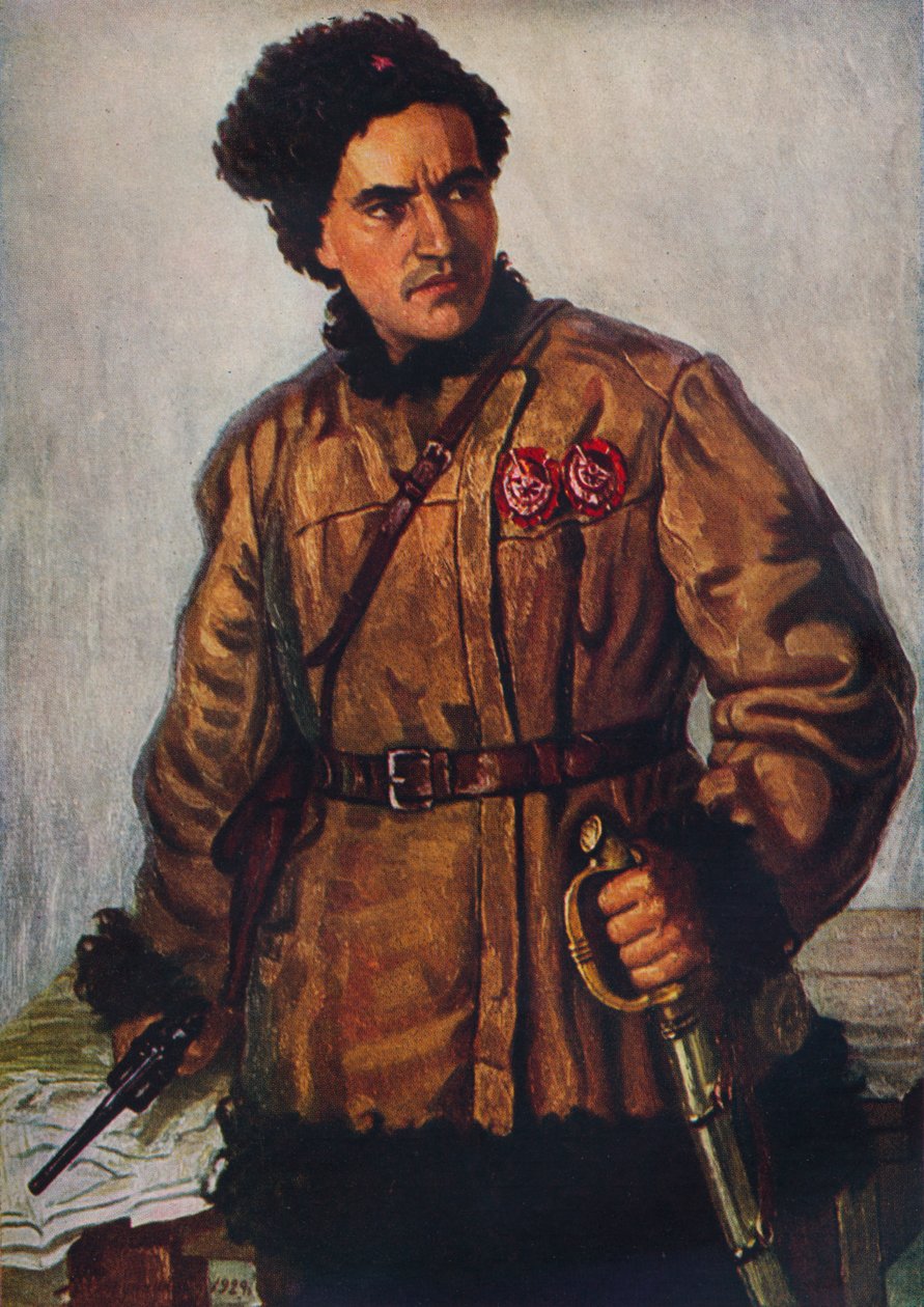 partyzán A. G. Luněv, 1929 od Nikolai Strunnikov