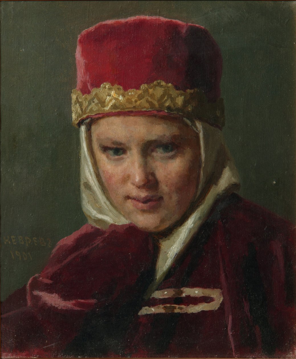 Boyarova žena, 1901 od Nikolai Vasilyevich Nevrev