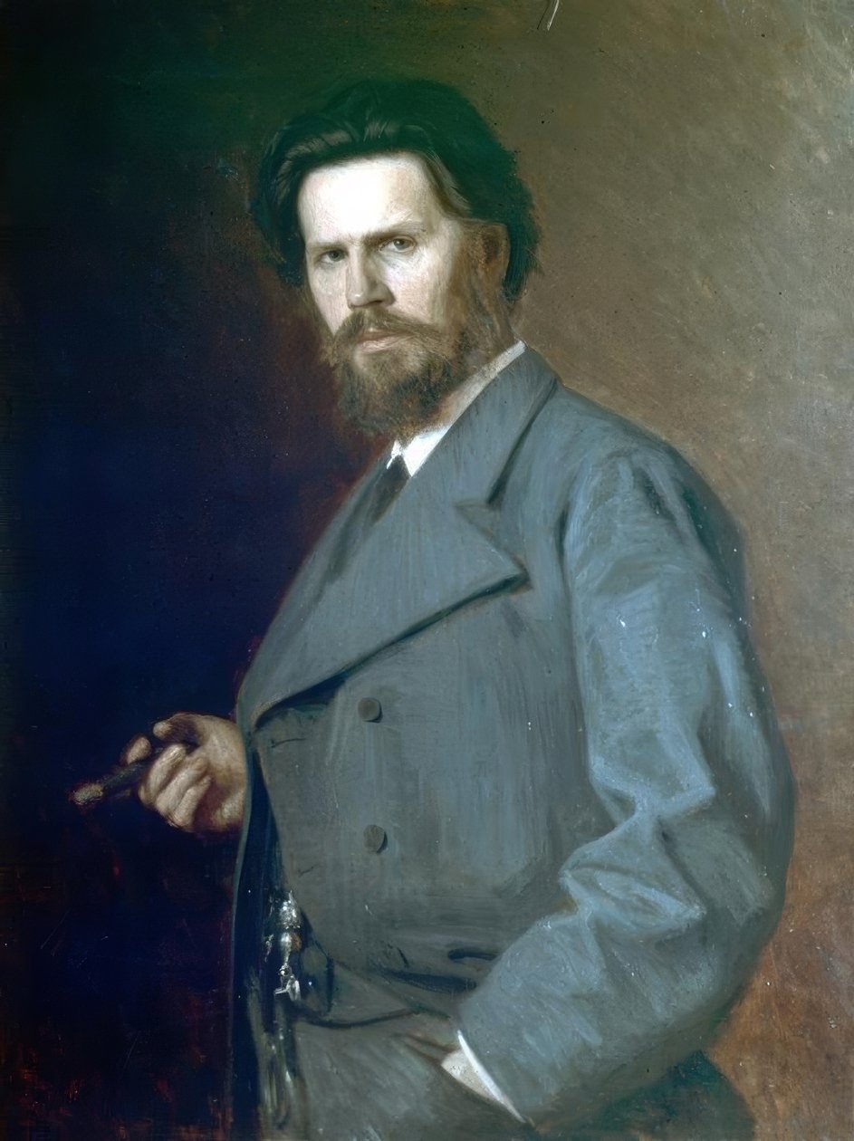Portrét I. Kramskoye od Nikolai Yaroshenko