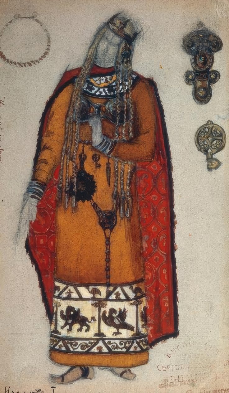Wagner, Isolda / Figurka von Roerich od Nikolai Konstantinowitsch Roerich