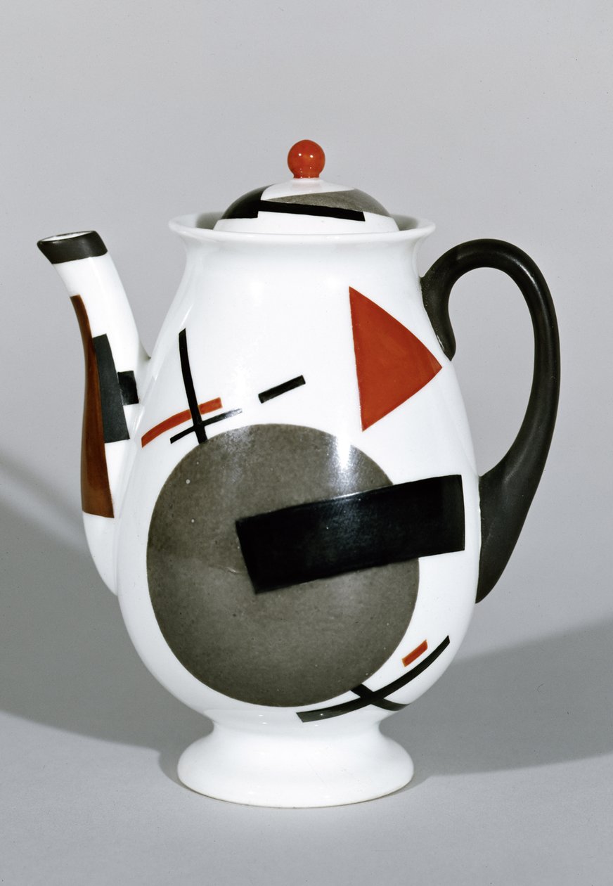 Konvice na kávu, cca 1924 (porcelán) od Nikolaj Mihailovic Suetin