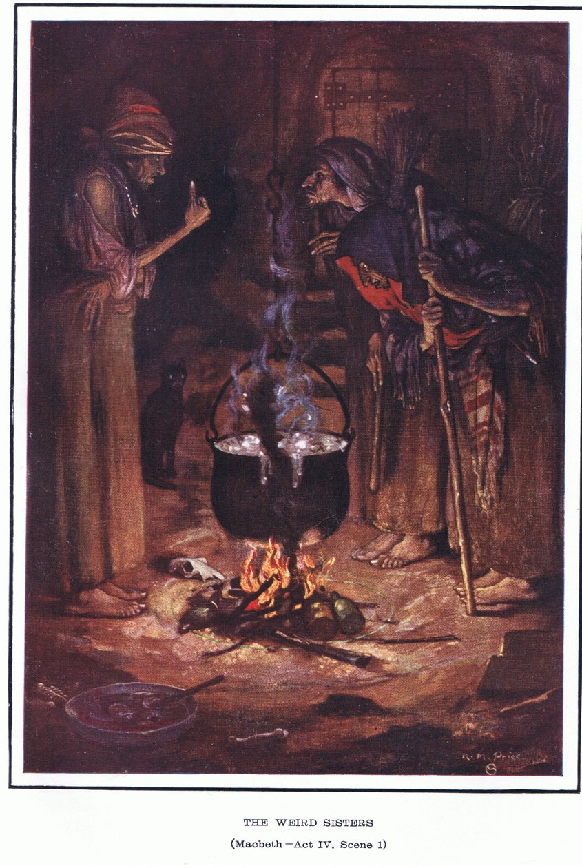 Podivné sestry (MacBeth) od Norman Mills Price
