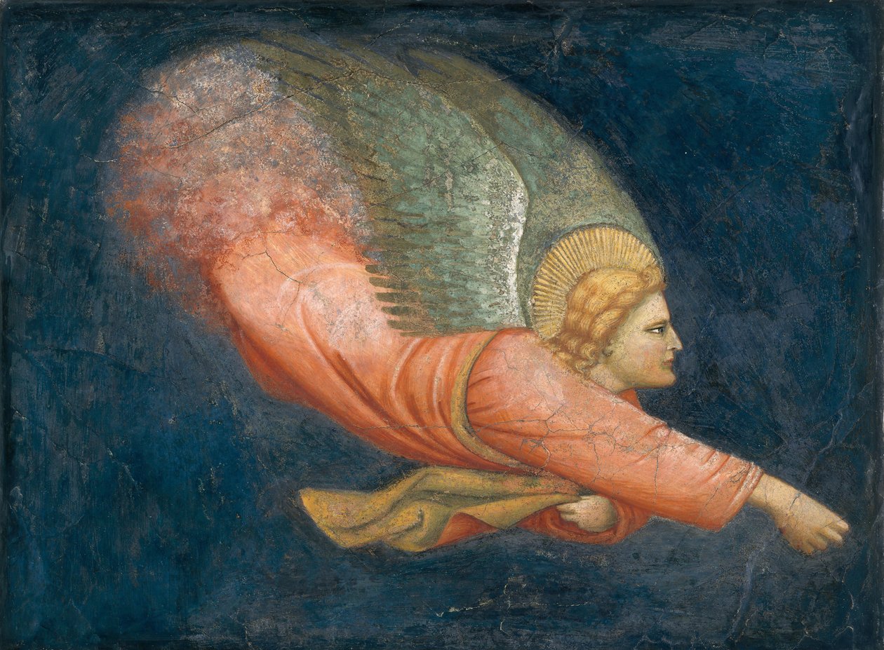 Dva andělé. od North Italian Painter