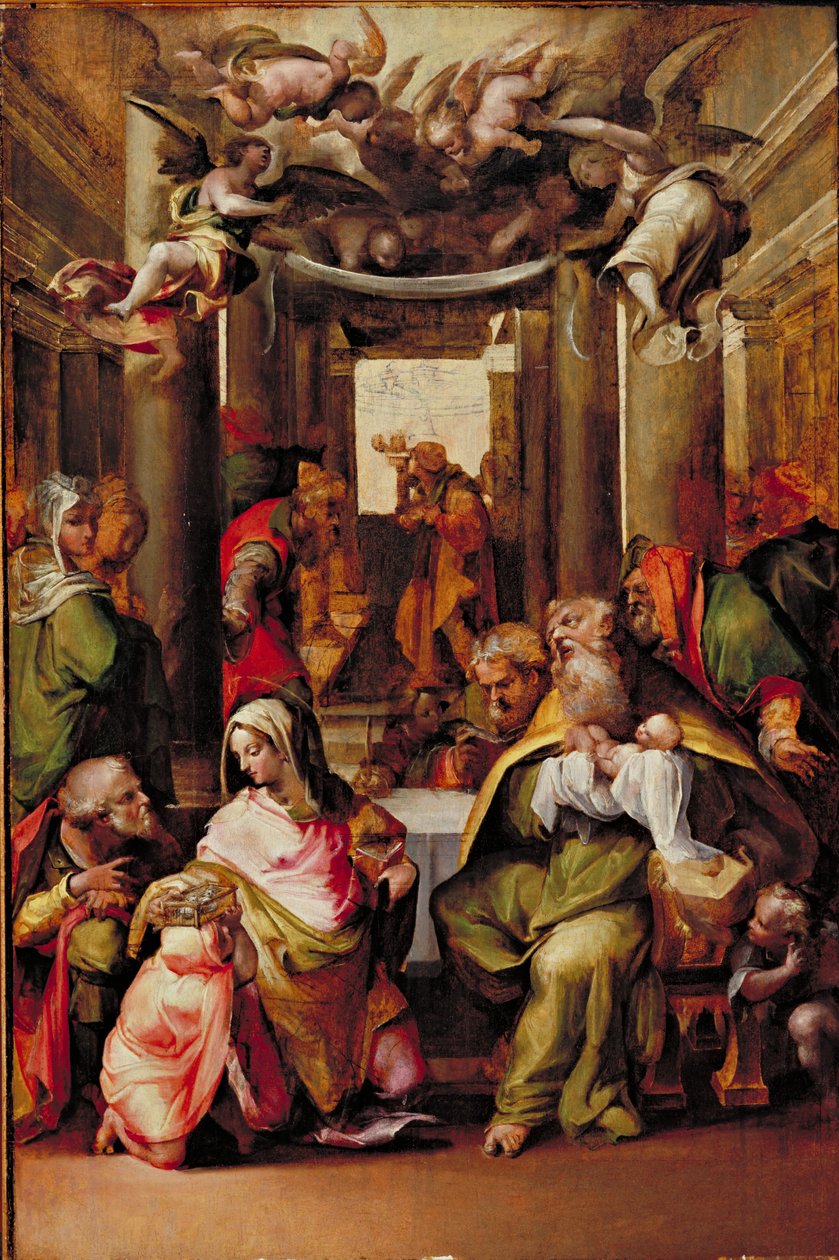 Prezentace v chrámu, c.1567 od Nosadella