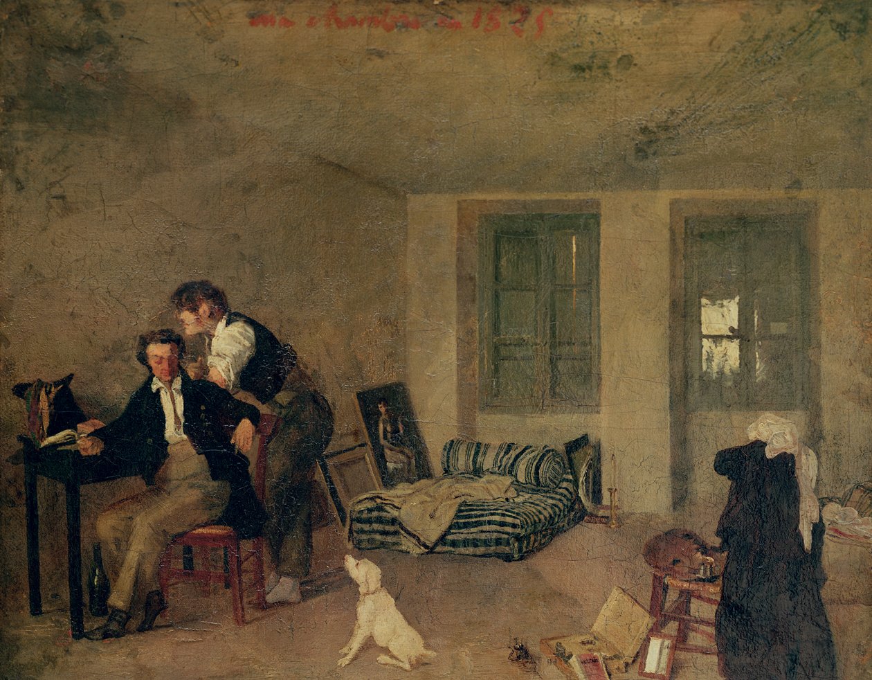 Můj pokoj v roce 1825 od Octave Tassaert