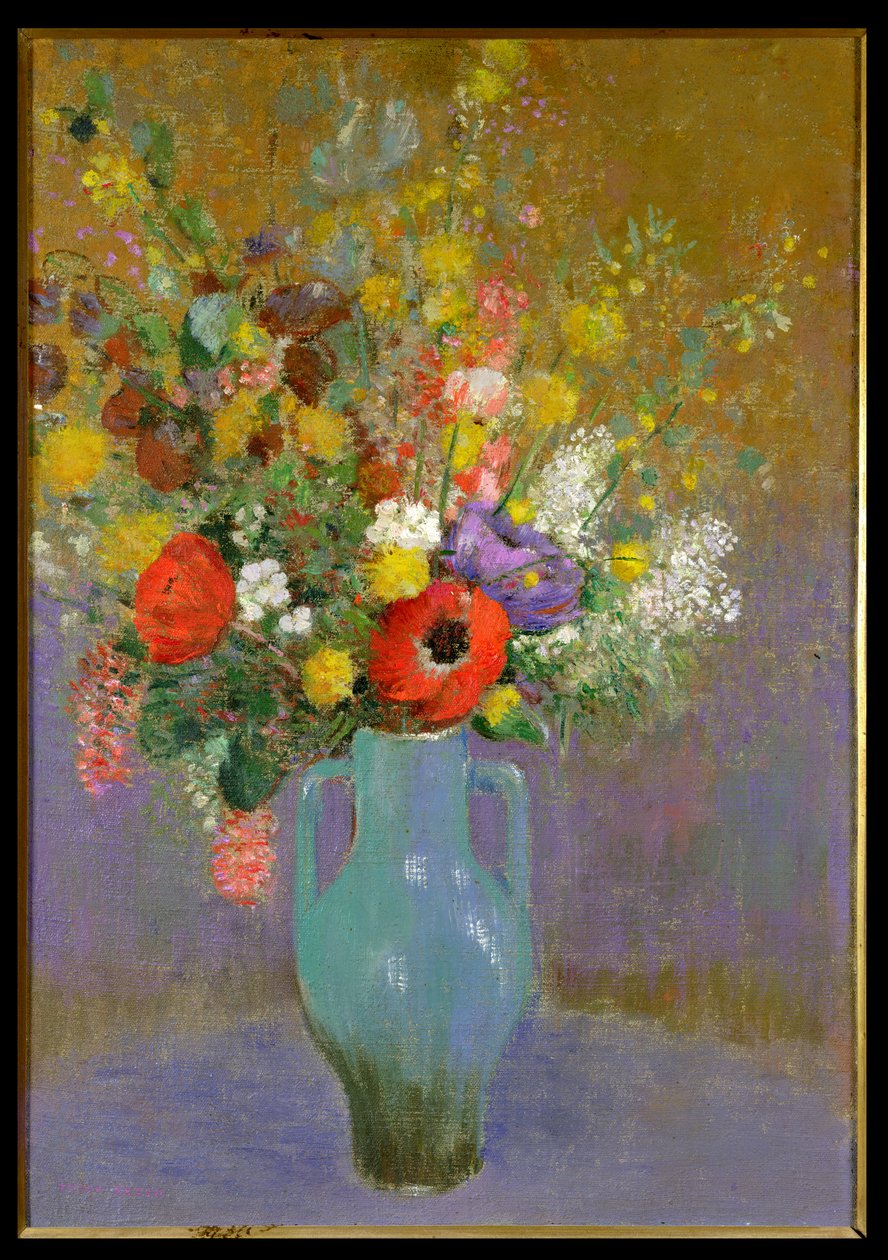 Kytice divokých květin, kolem roku 1900 od Odilon Redon