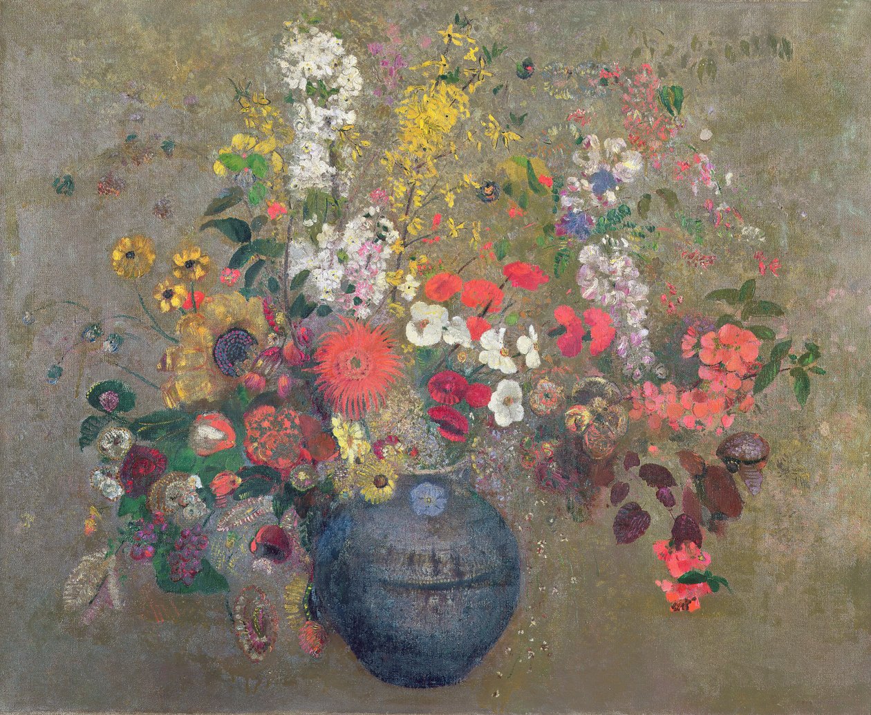 Květiny, 1909 od Odilon Redon