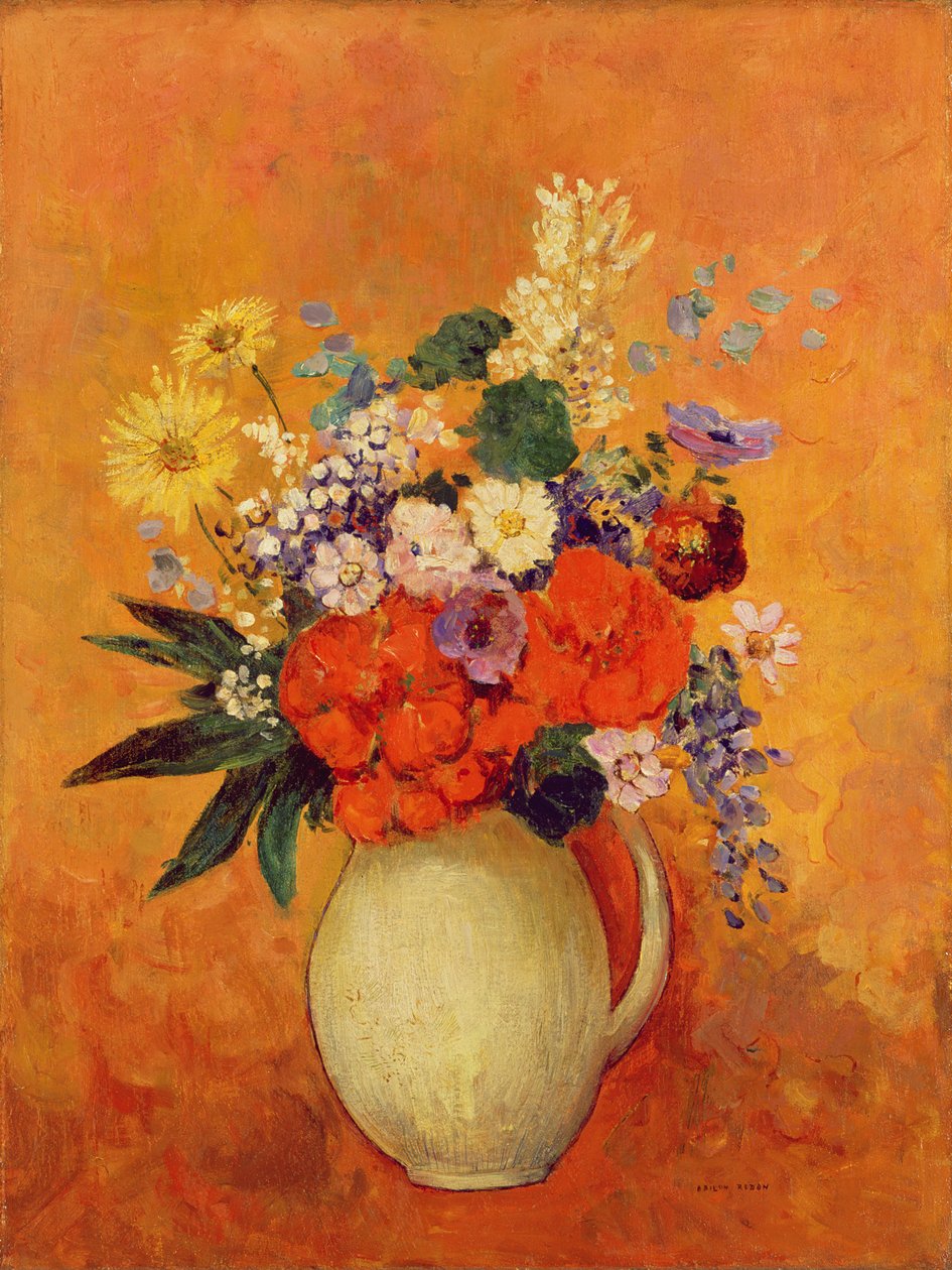 Květiny, 1910 od Odilon Redon