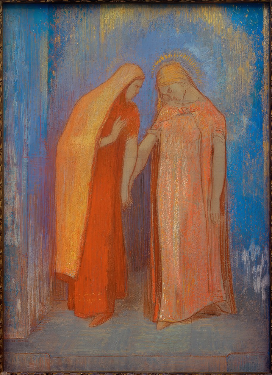 Mystický rozhovor od Odilon Redon