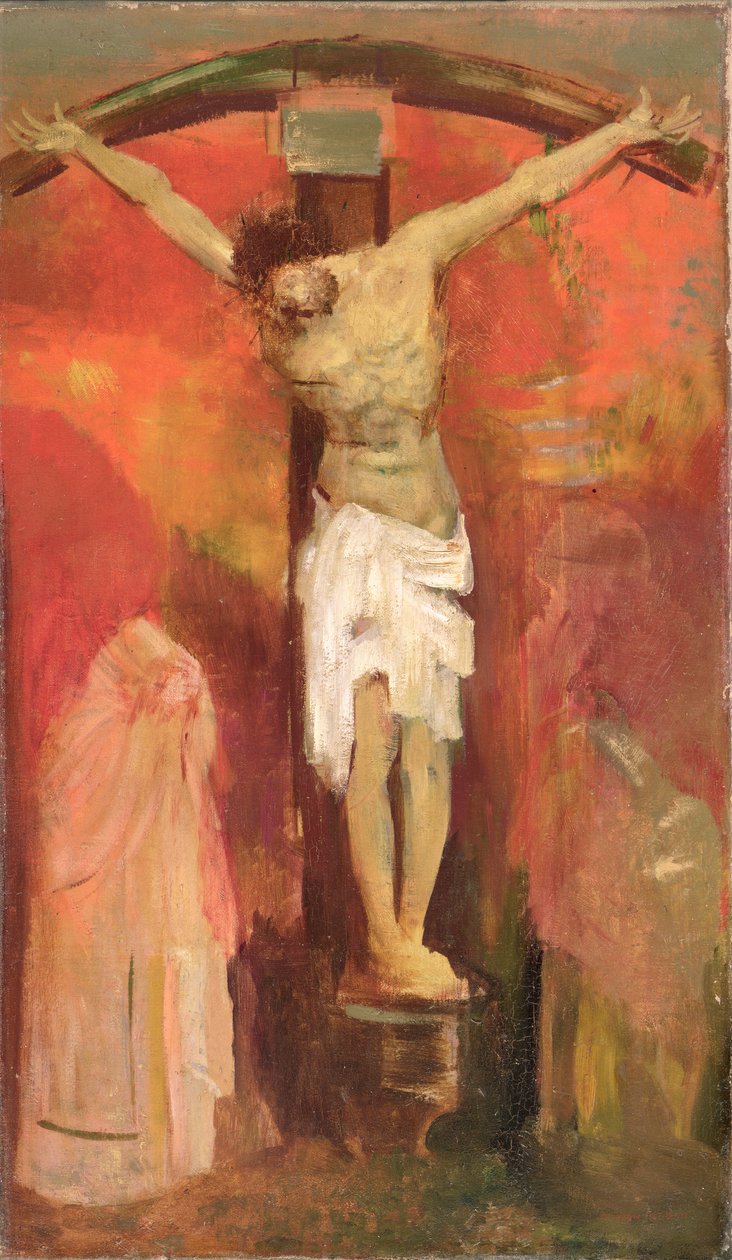Ukřižování, kolem roku 1904 od Odilon Redon