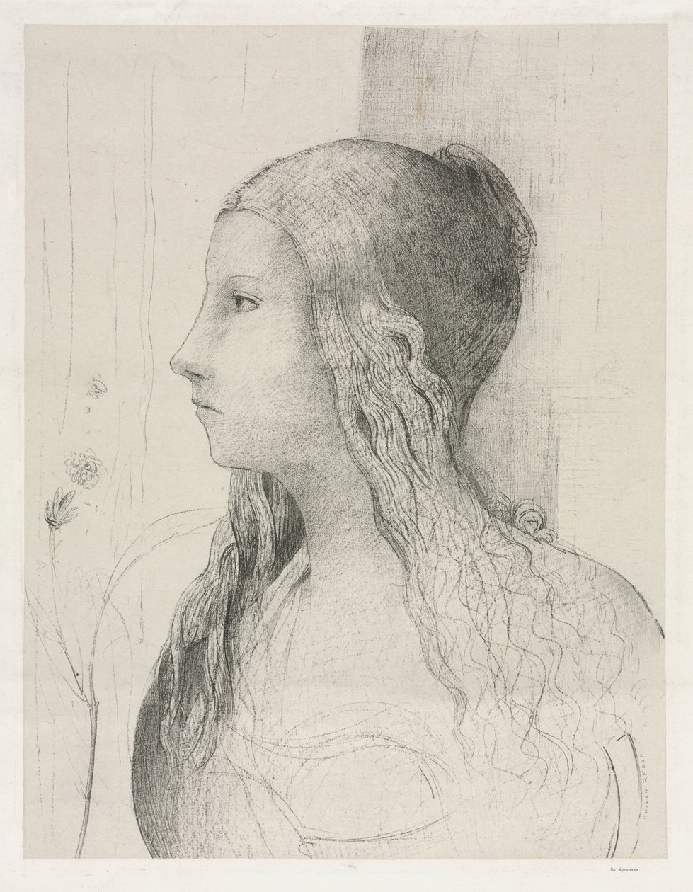 Brünhilde v Soumraku bohů, 1894. od Odilon Redon
