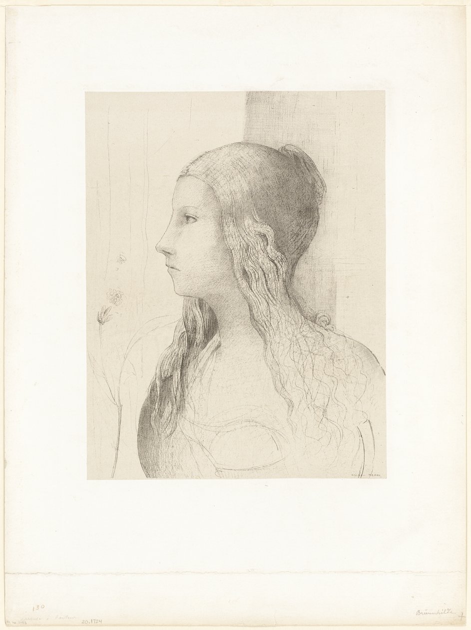 Brünnhilde (Soumrak bohů) od Odilon Redon